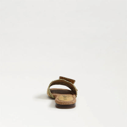 Washed Sage/Multi Faux Raffia