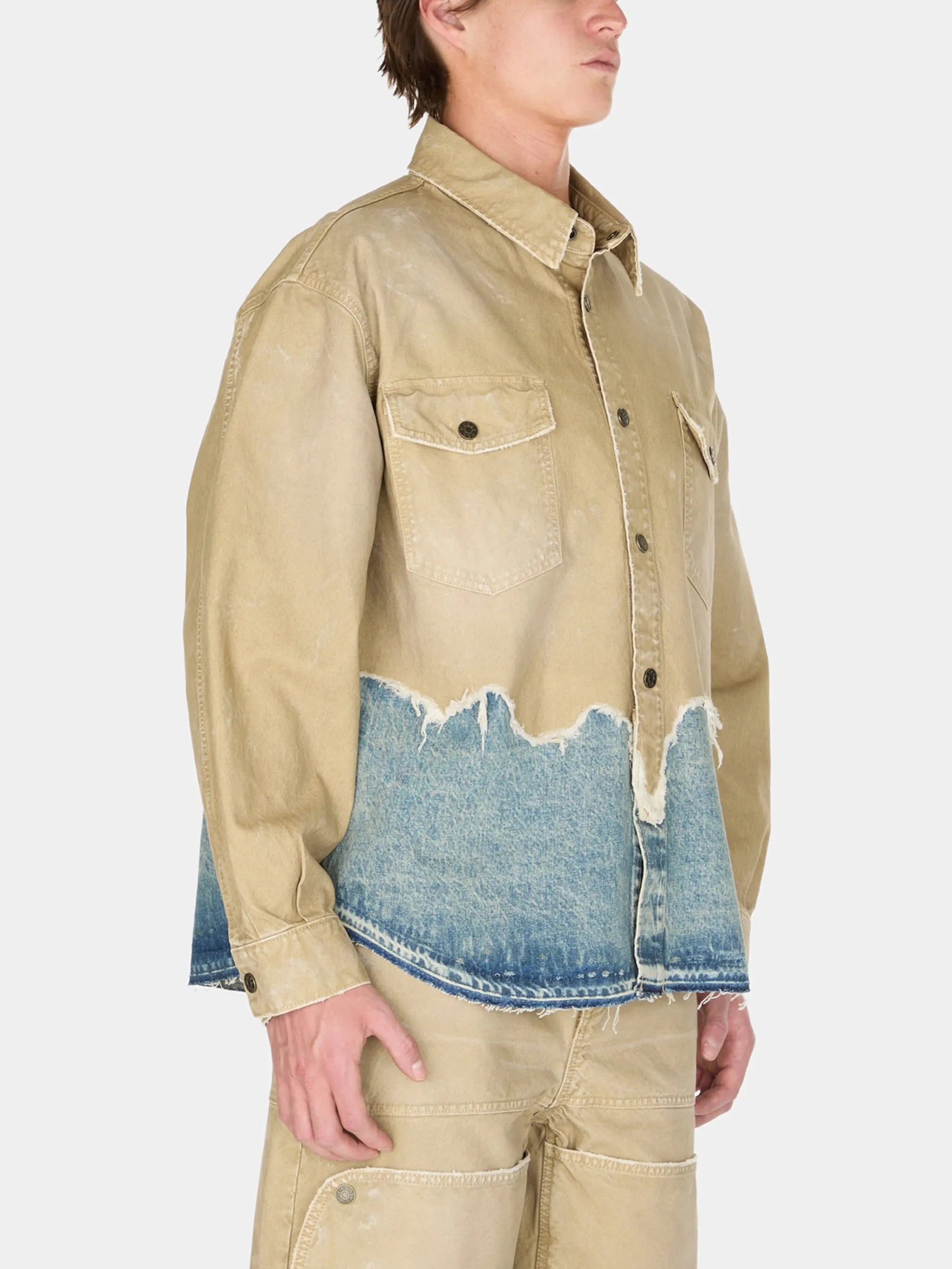 Gusa Vintage Indigo Tan W
