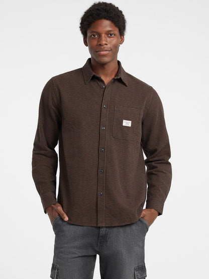 Dark Luxe Brown Houndstoo