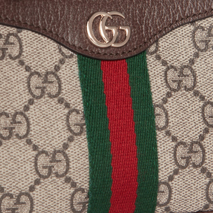 tejido con GG beige y marrón