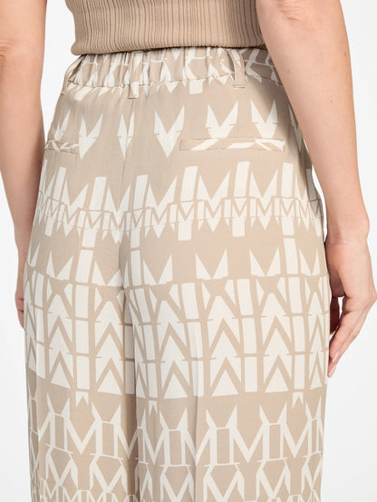 Geometric Monogram Beige/