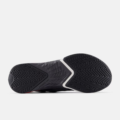 Black With Grey And Urgent Red