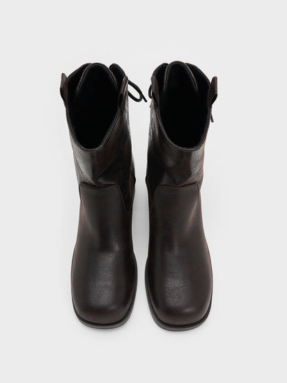 Dark Brown Textured