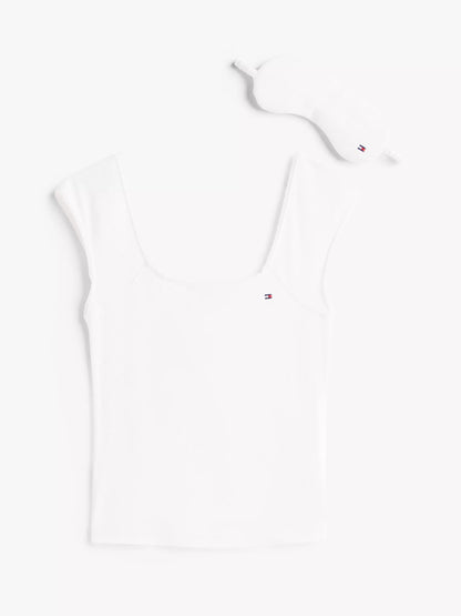 Ecru Pointelle / Blazer Stripe Prim Red