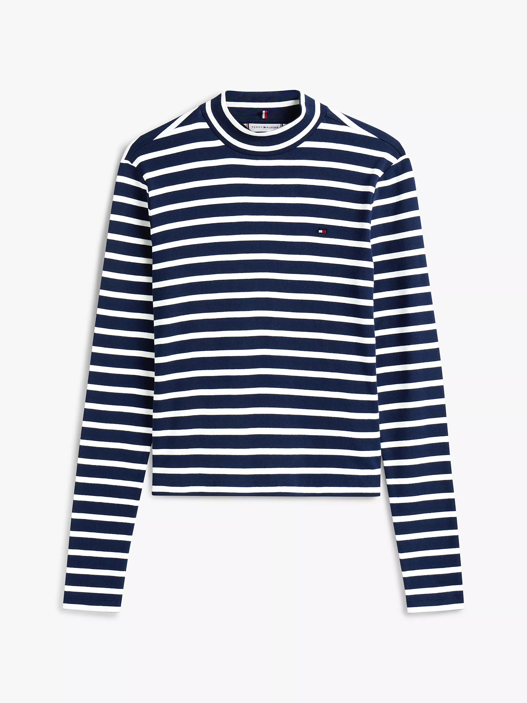 Ecru / Dark Blue Stripe