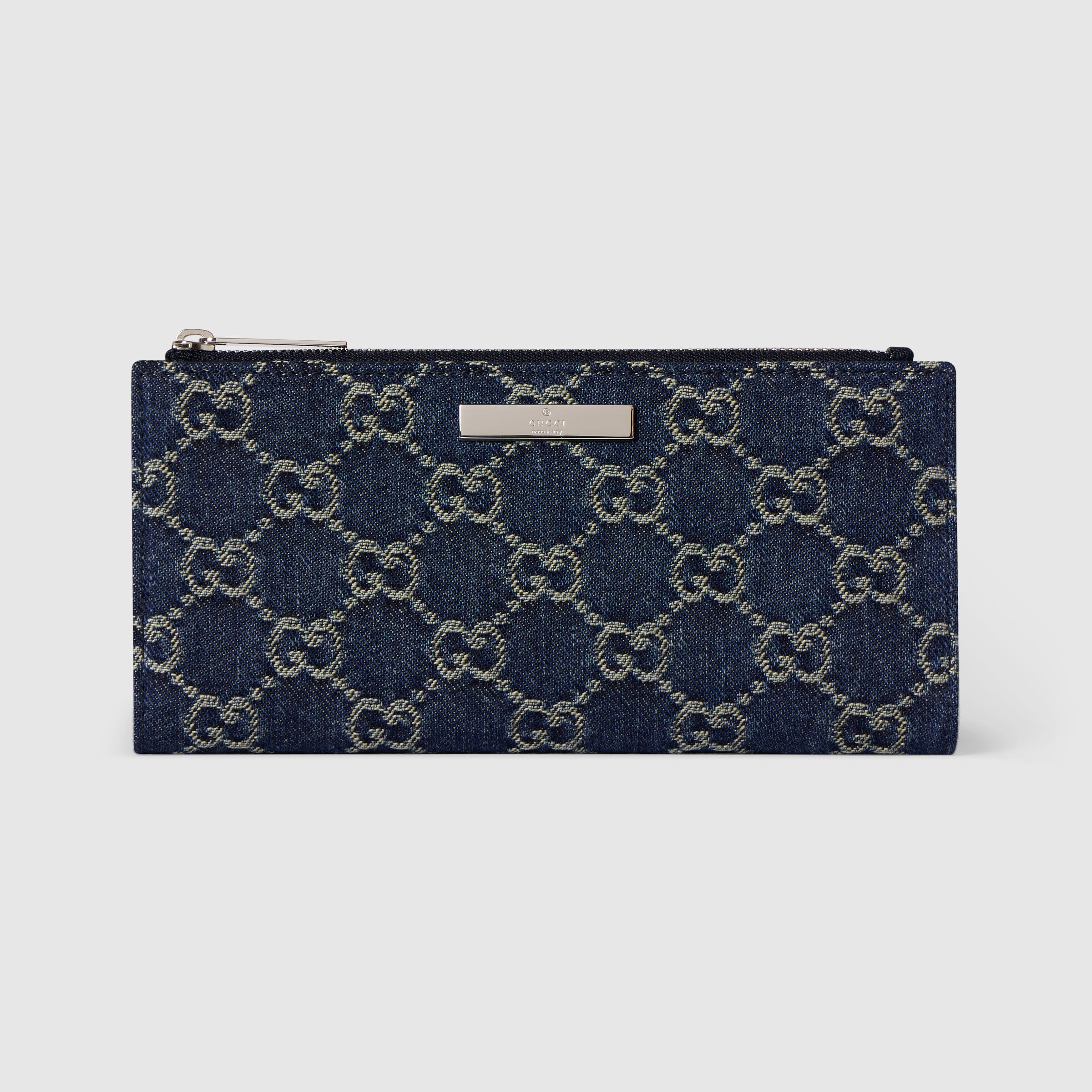 denim azul oscuro con GG