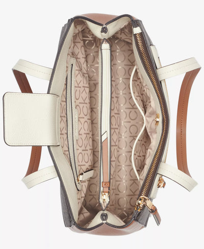 Brown Khaki/Caramel/White