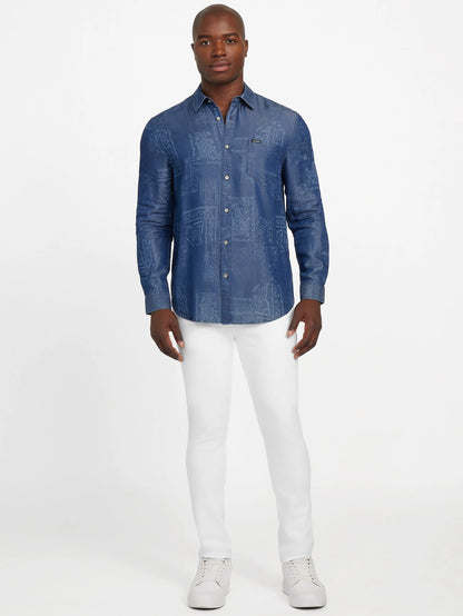 Aop Blue Bandana