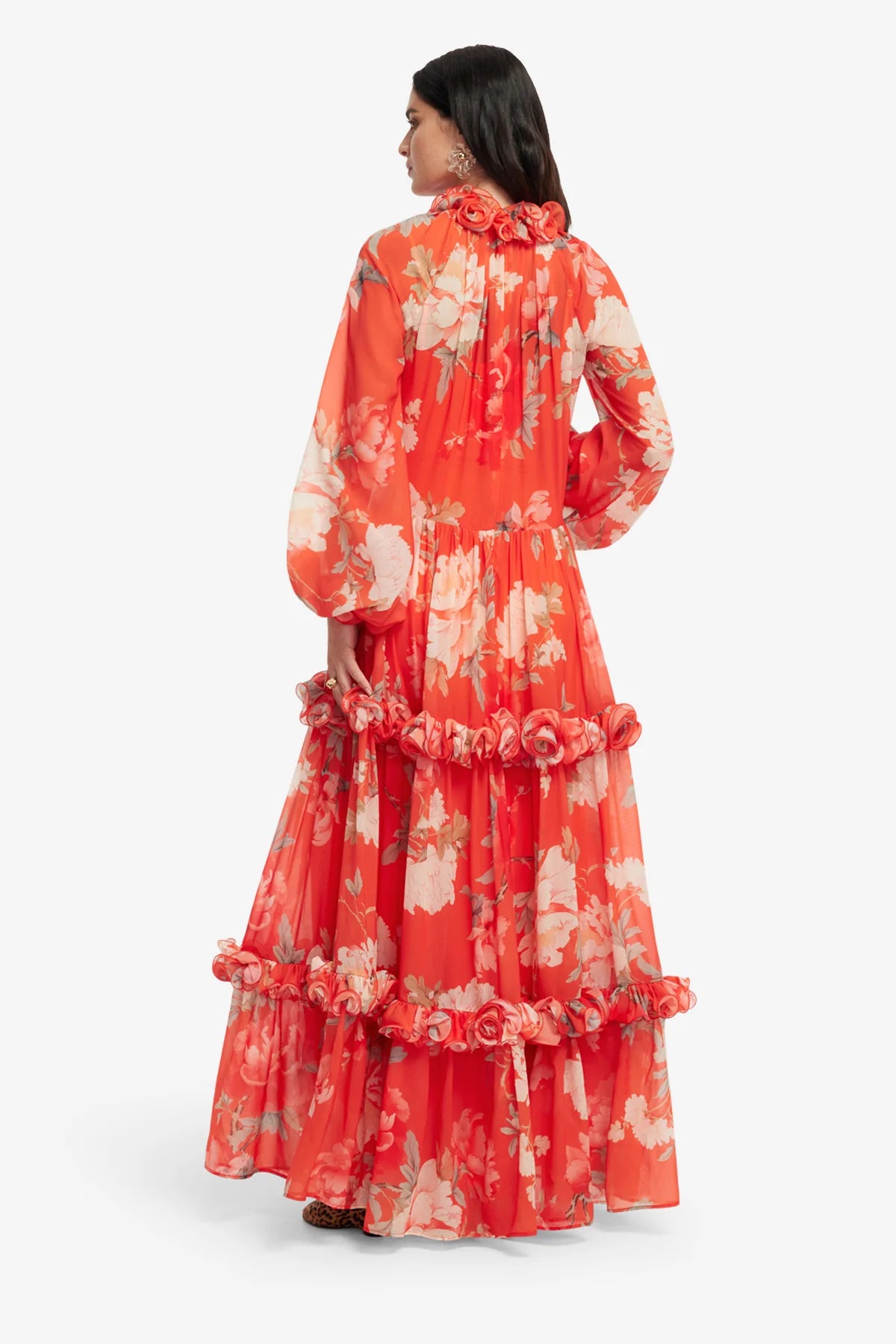 Saffron Peony Print
