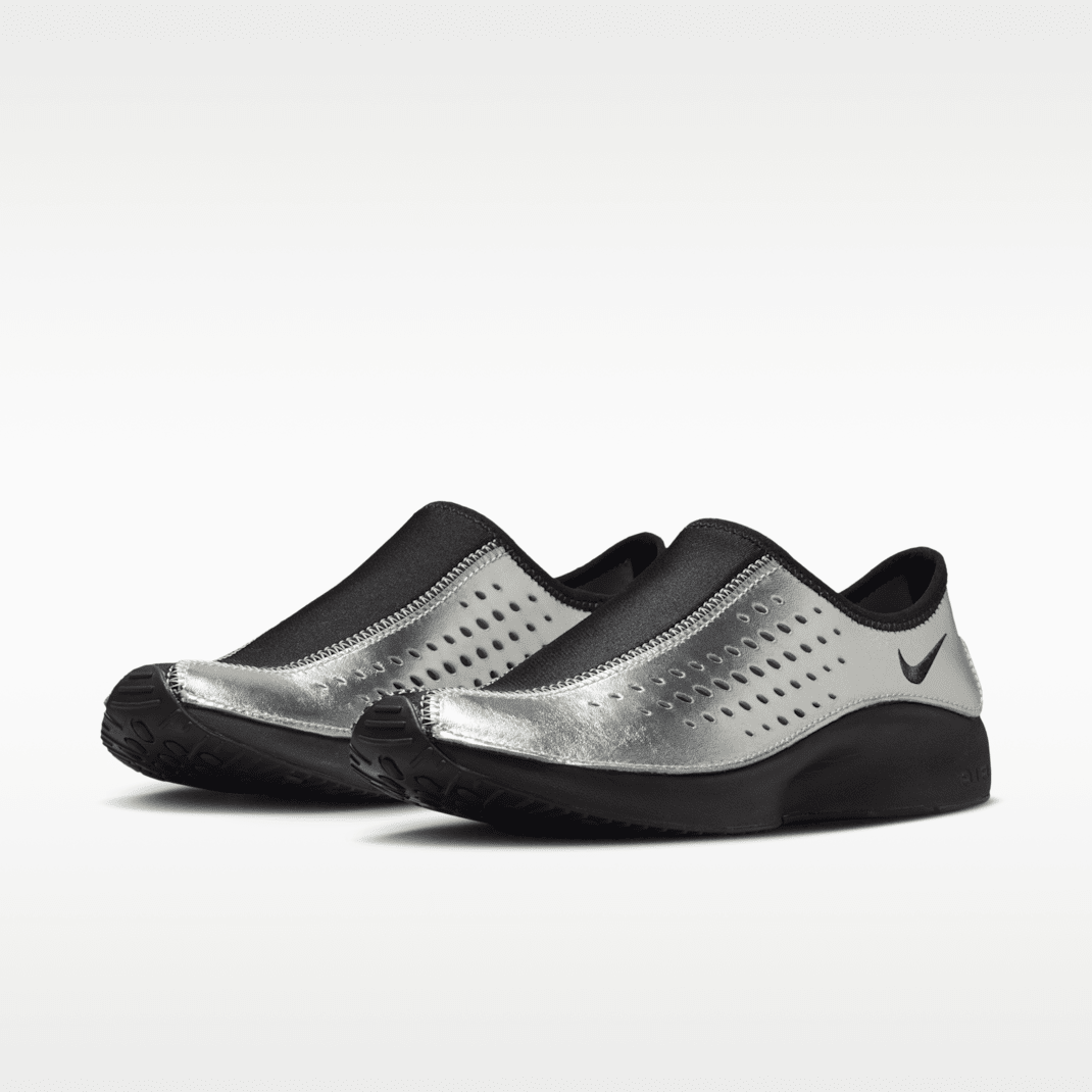 Metallic Silver/Black