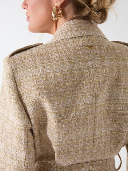 Velvet Taupe Lux Tweed