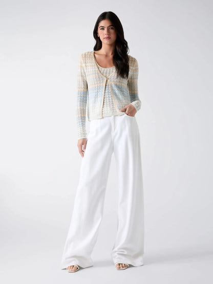 Light Blue Beige And Whit