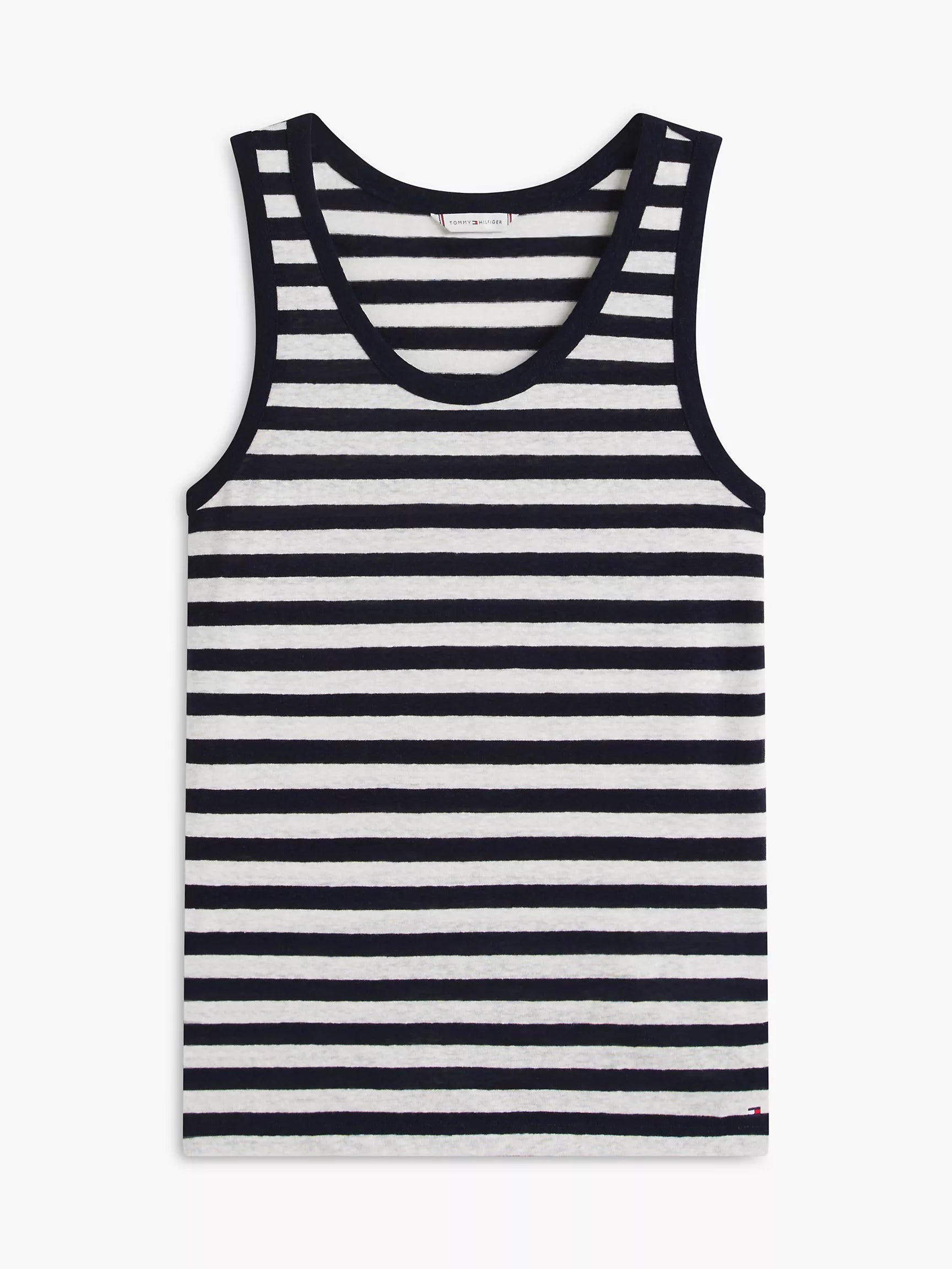 Navy Blue / Ivory Stripe