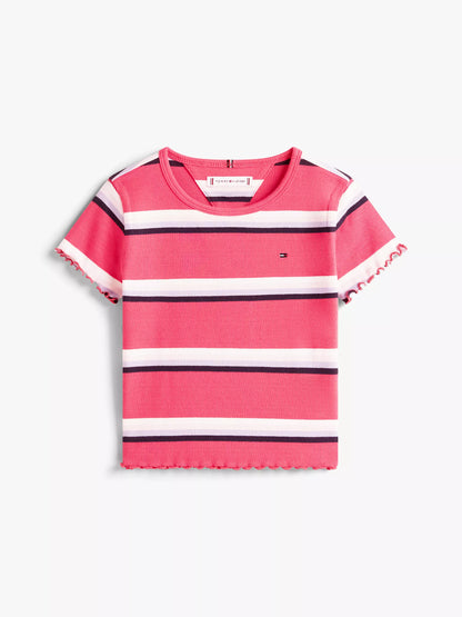 Vintage Cerise Stripes