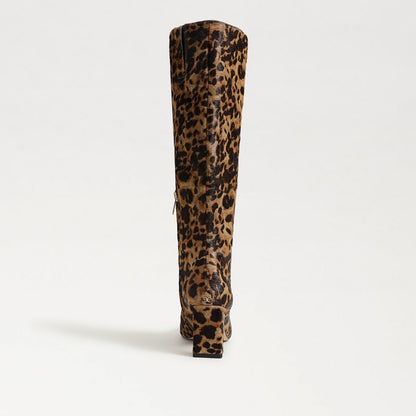 Brown Leopard Print Calf Hair
