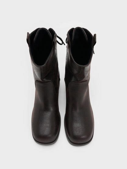 Dark Brown Textured