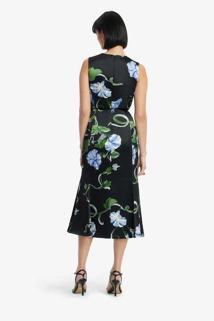 Vine Print in Ebony