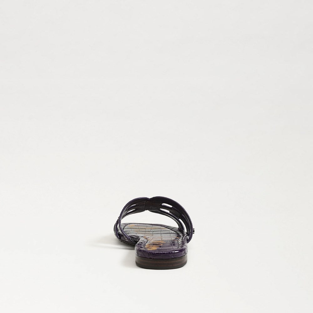 Winter Violet Croco Leather