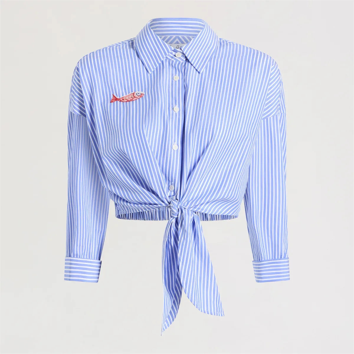 Periwinkle Shirting Stripe