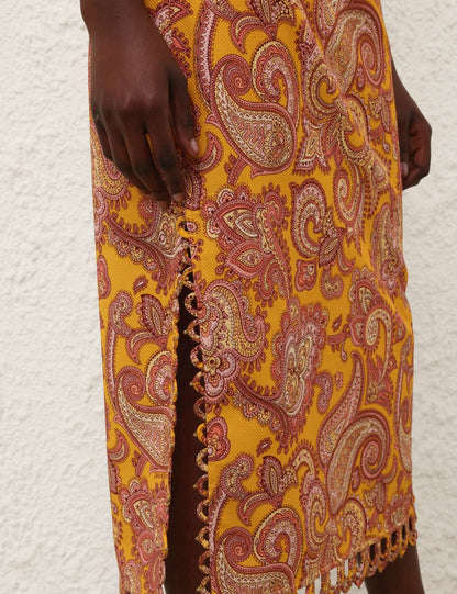 Mustard Paisley