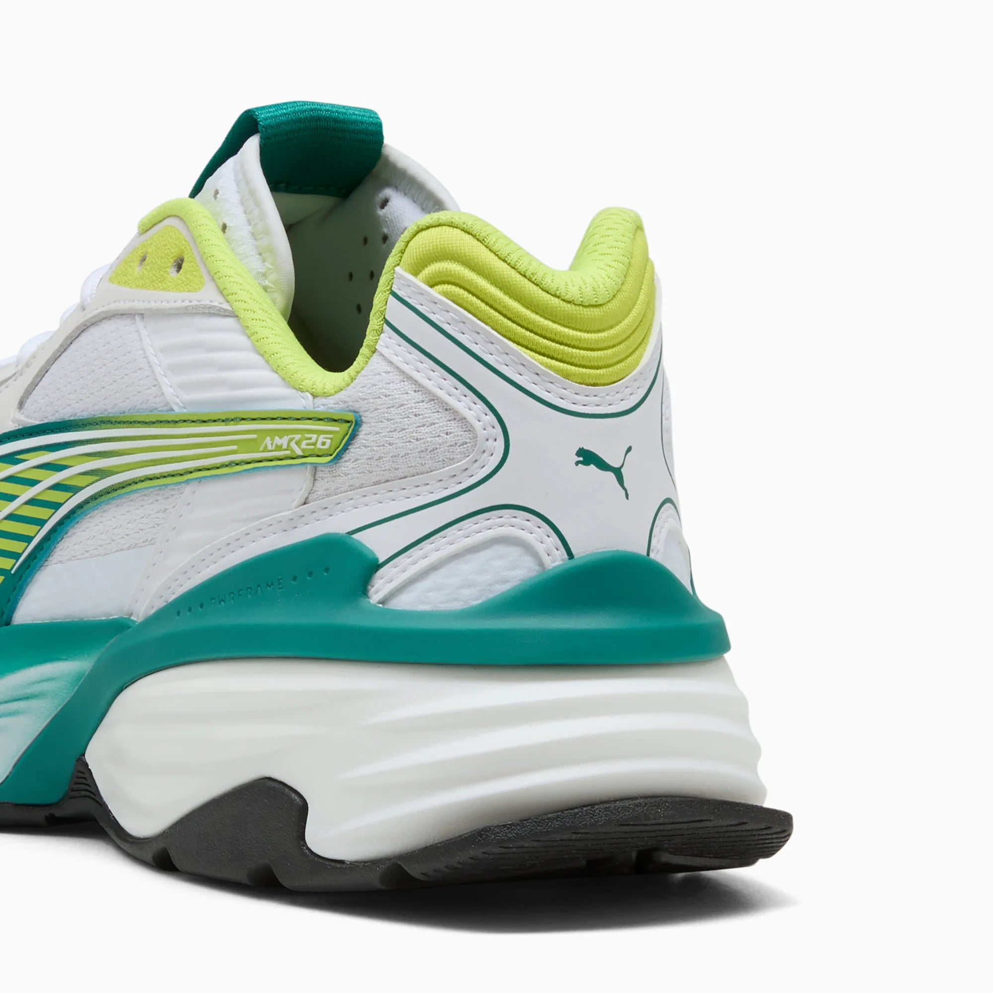 PUMA White-Lime Shimmer