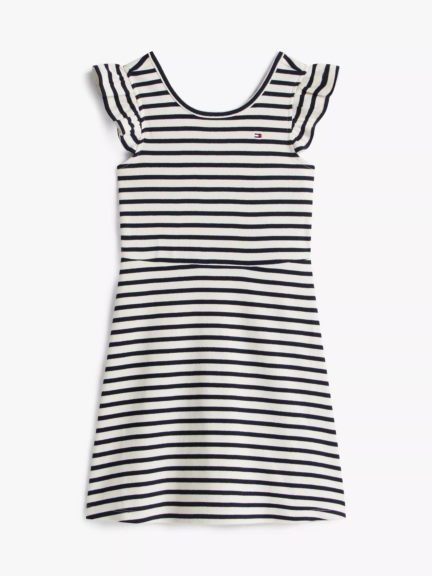 Ivory Navy Stripe