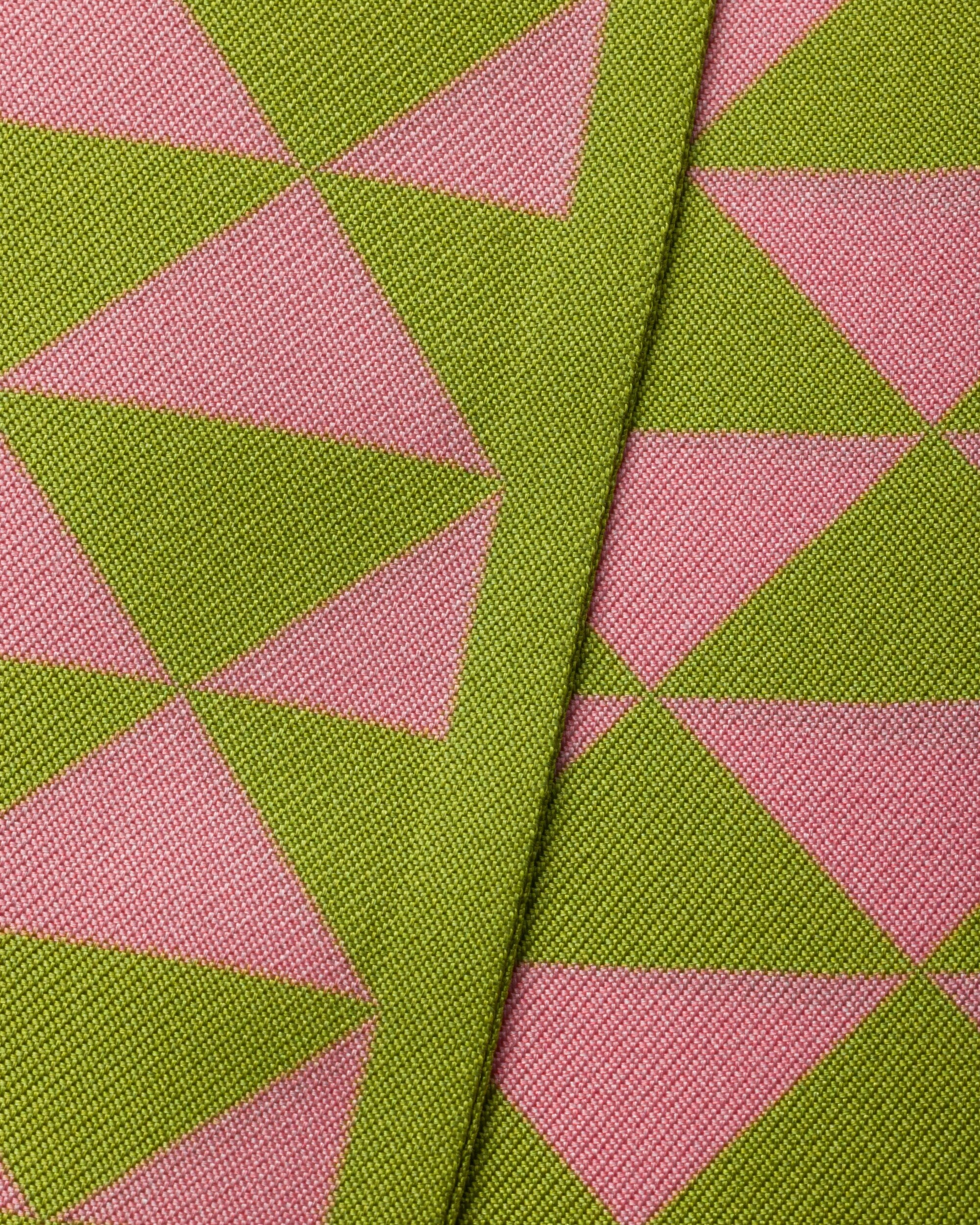 Verde césped/Rosa pétalo