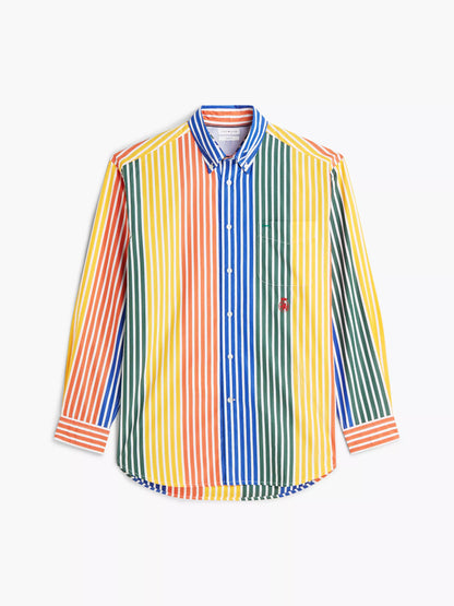 Brilliant Orange Multi Stripe