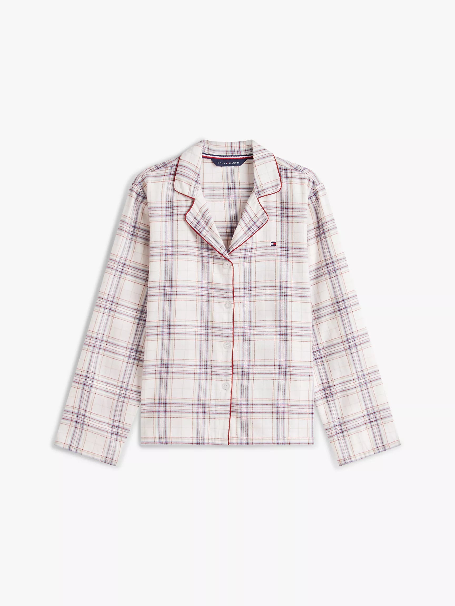 Whisper White / Plaid