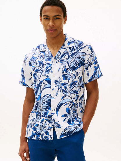 White/Blue Print