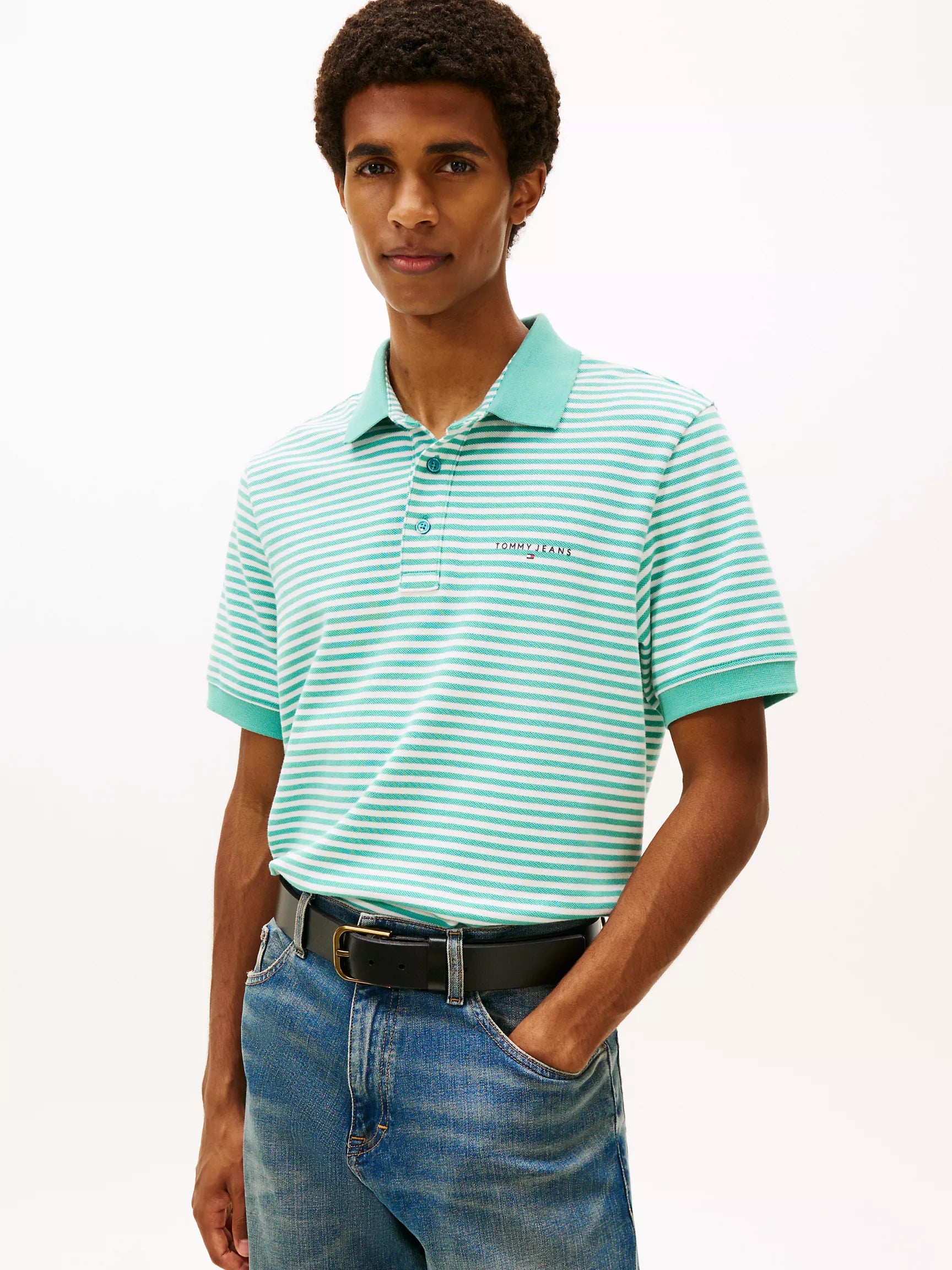 Antique Teal Stripe