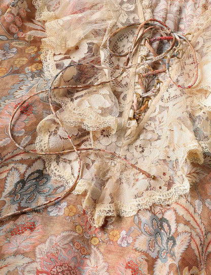 Tan Floral