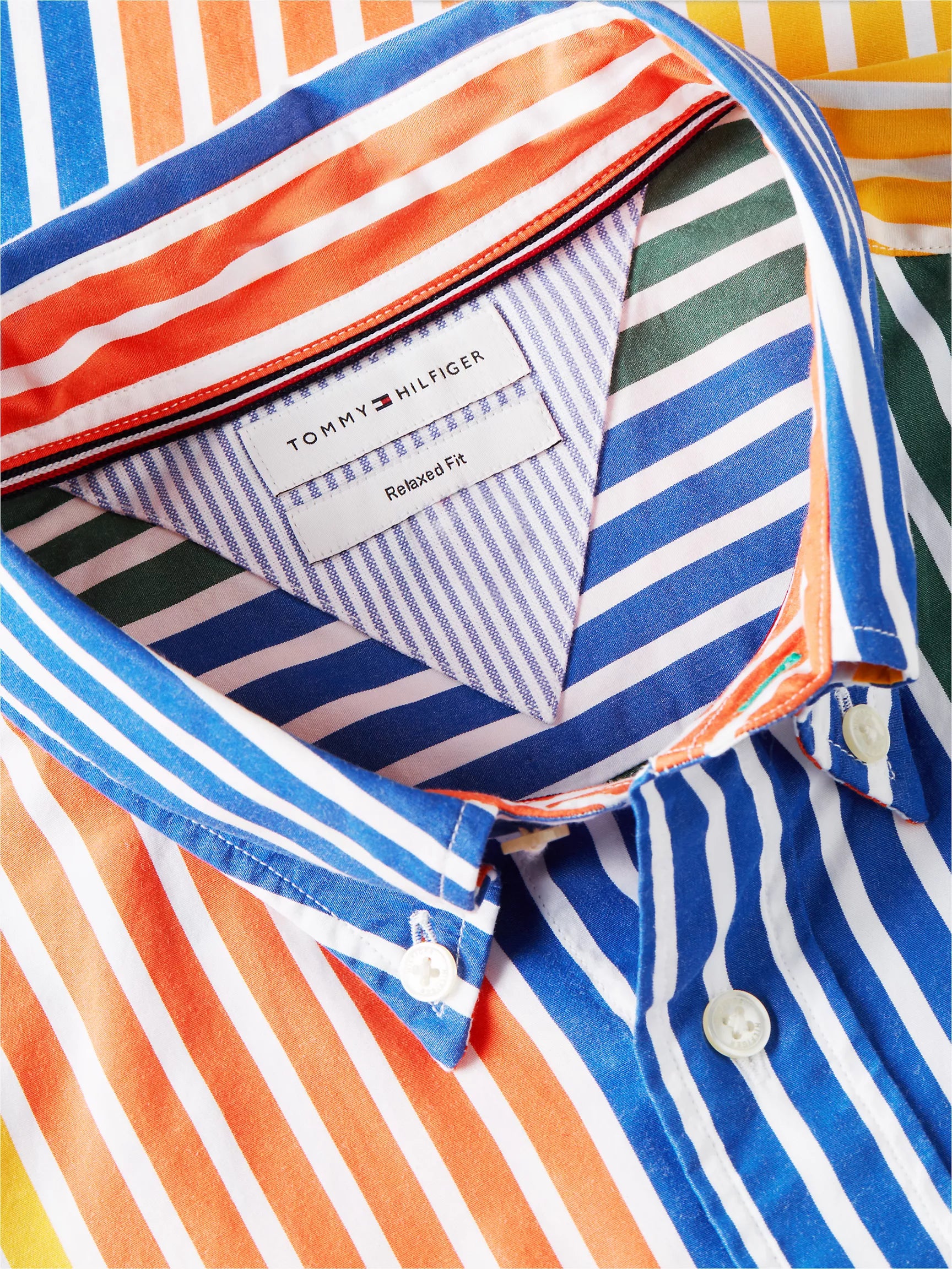 Brilliant Orange Multi Stripe