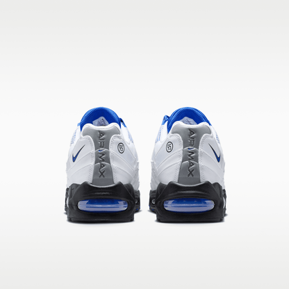 White/Black/Metallic Silver/Racer Blue