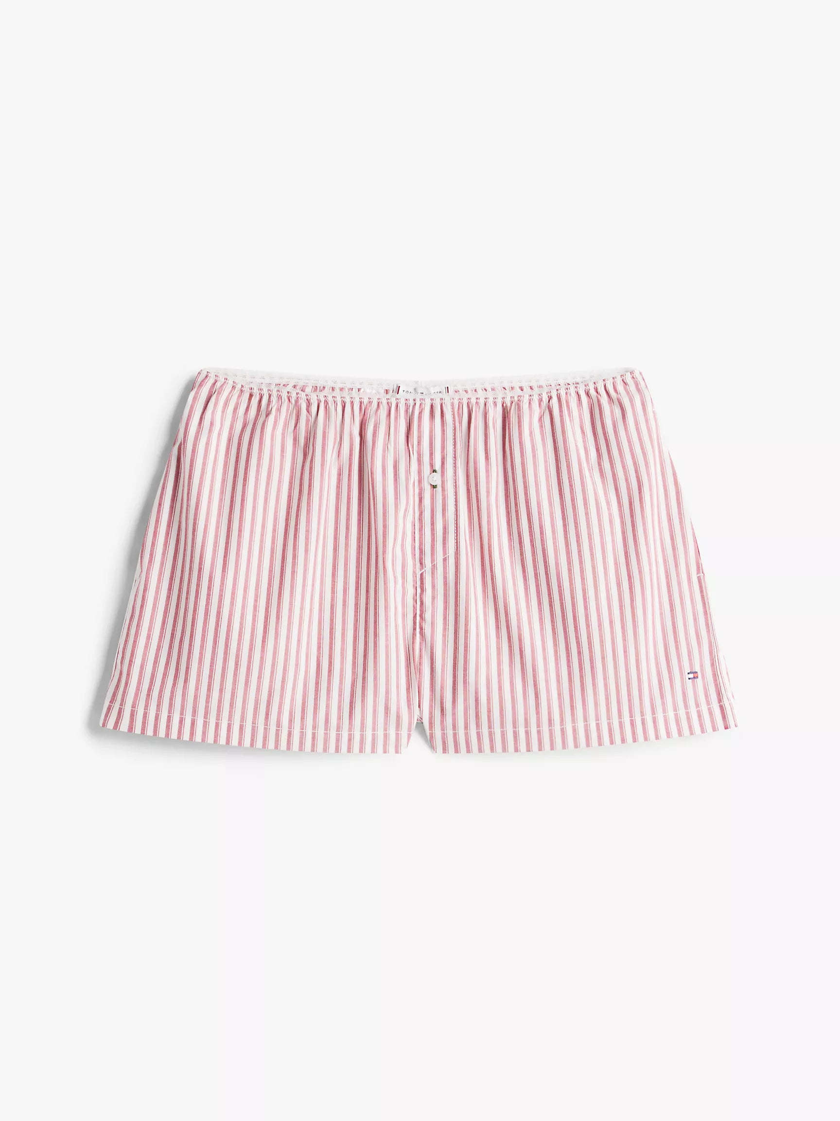 Ecru Pointelle / Blazer Stripe Prim Red