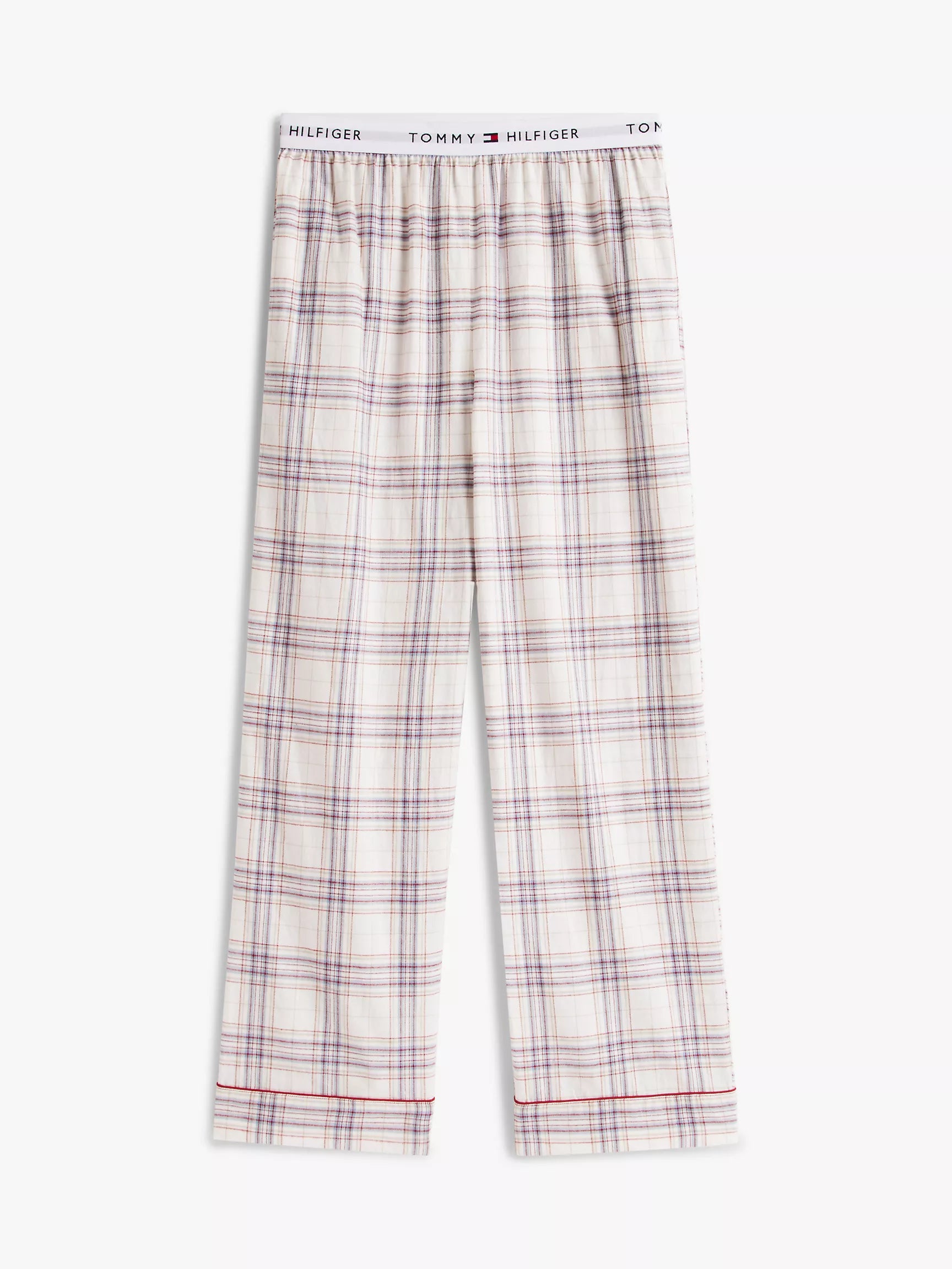 Whisper White / Plaid