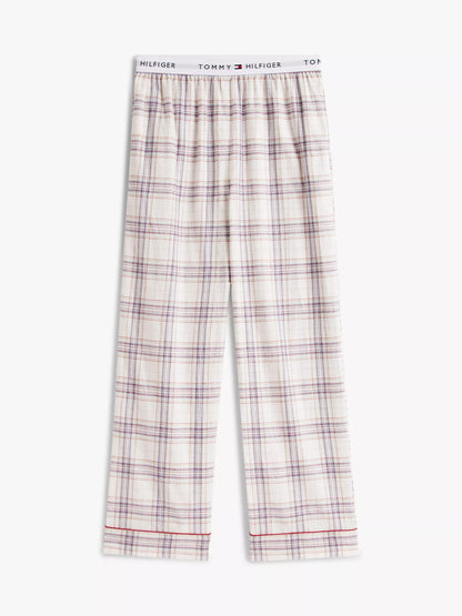 Whisper White / Plaid