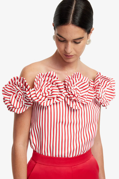 Stripes in Scarlet