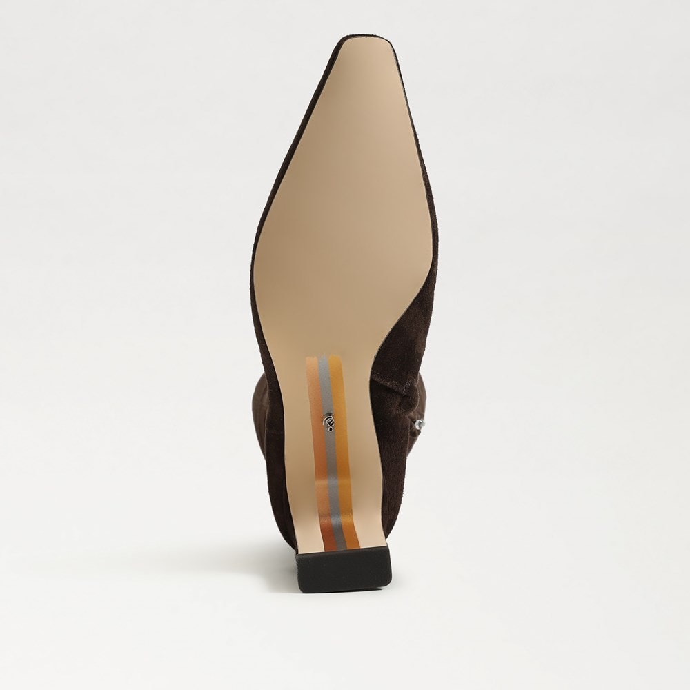 Chocolate Brown Suede