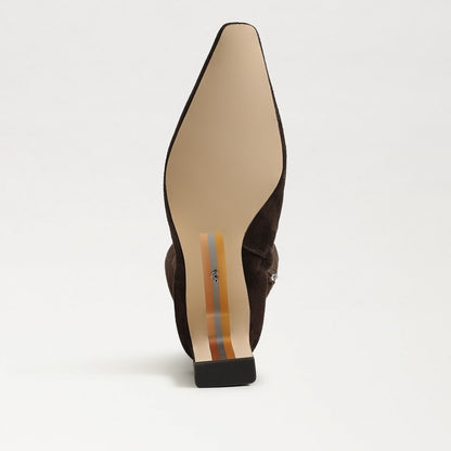 Chocolate Brown Suede