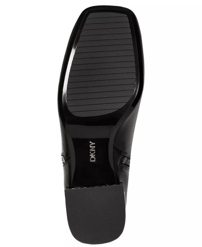Black Smooth Leather