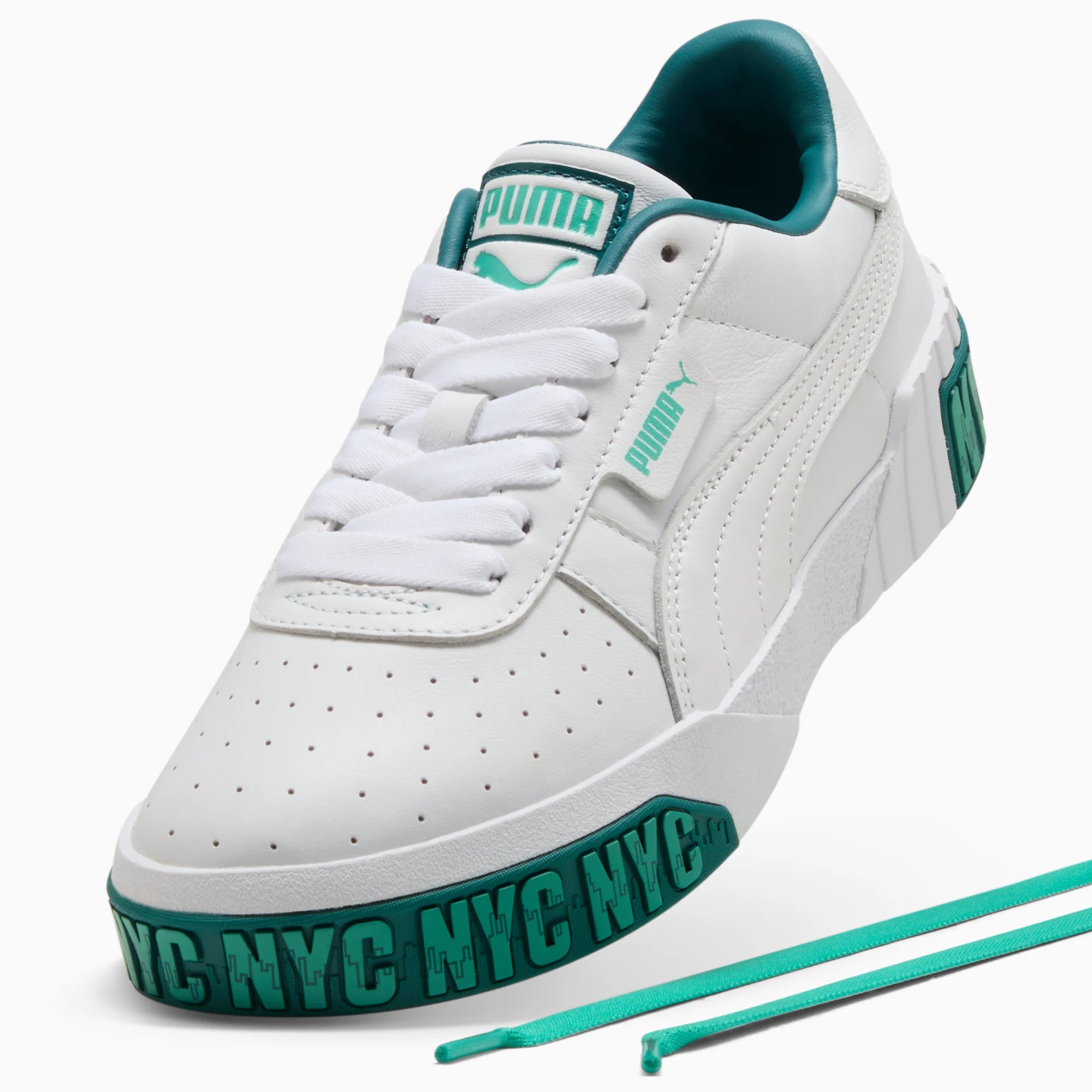 PUMA White-Emerald Ice-Vibrant Green