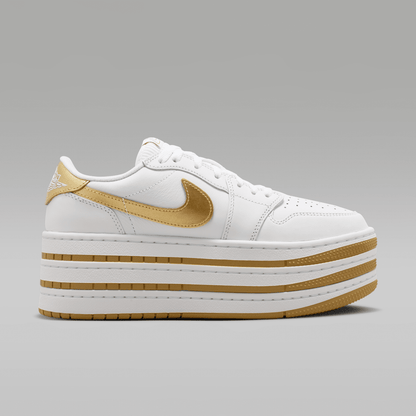 White/Metallic Gold/White