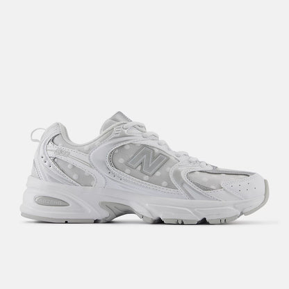 White With Silver Metalic