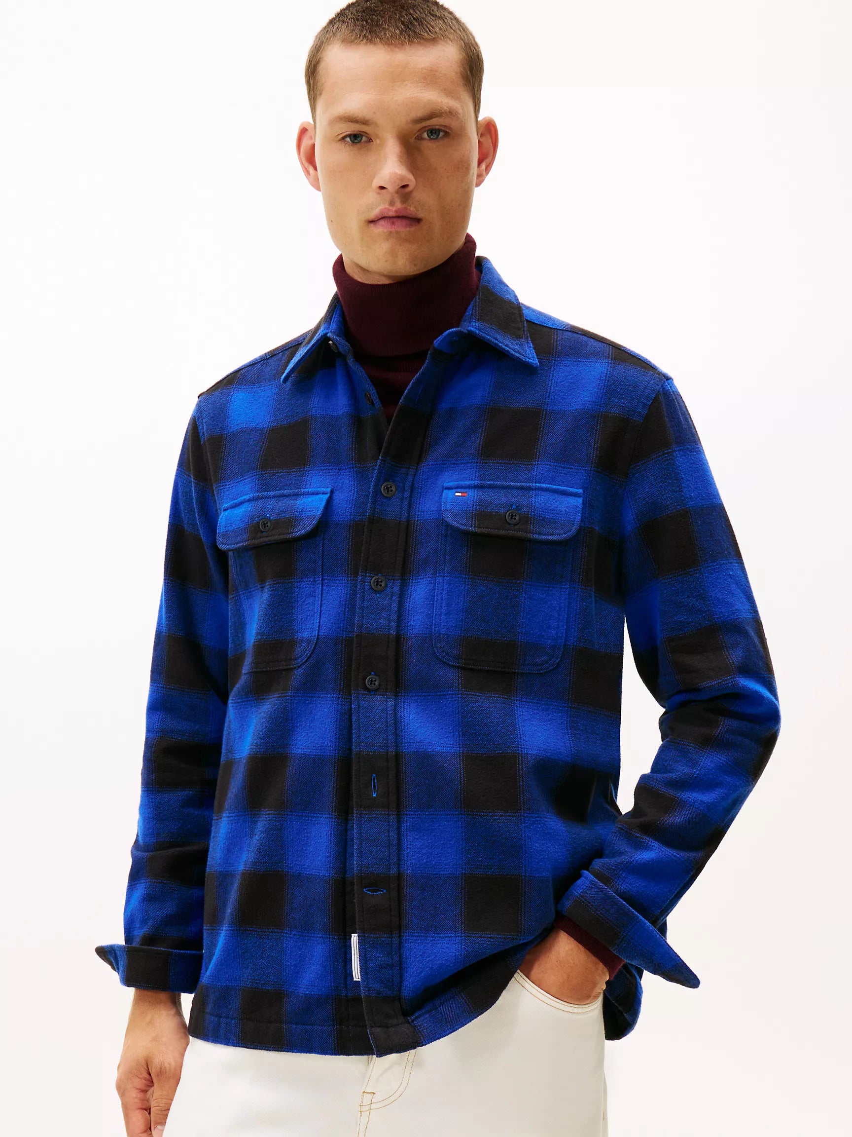 Wedge Blue Check