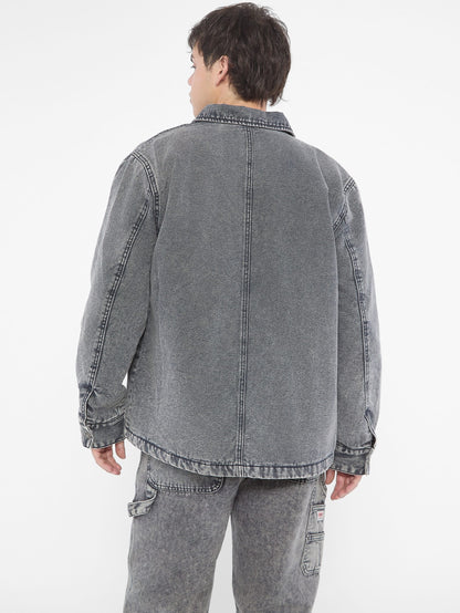 Go Blue Canvas Acid Wash