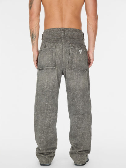 Gusa Printed Spec Denim