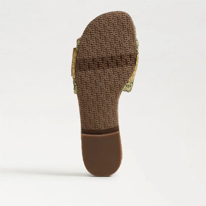 Washed Sage/Multi Faux Raffia