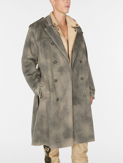 Gusa Washed Brown Trench