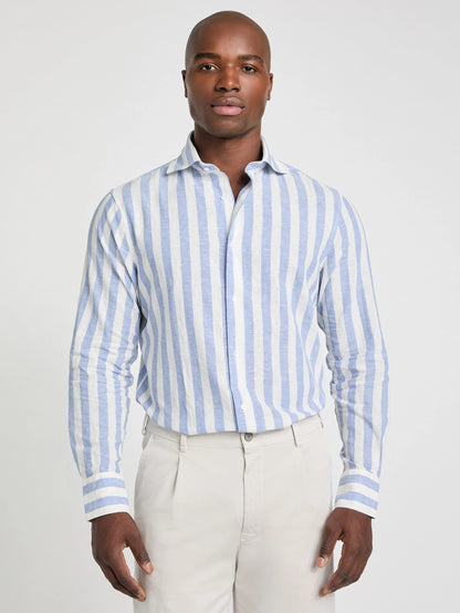 Lightblue & White Microst
